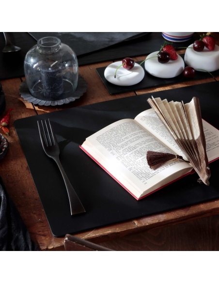 TOVAGLIETTE TAPPETINI D'ARREDO 30x45 cm pezzo singolo BULL NERO sp. 3,0
