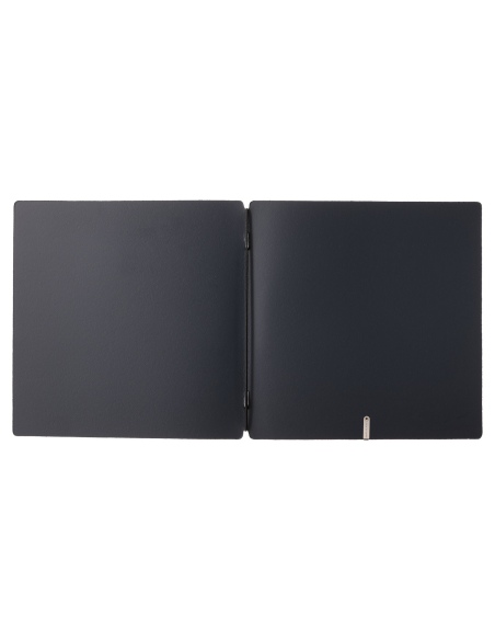 Porta Menu QUADRATO (23x23,1 cm) senza etichetta solo elastico nero CHEF BLU