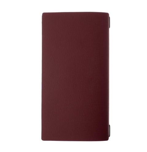 Porta Menu A4 SLIM (17,4x31,8 cm) etichetta PATCH "personalizzata" (minimo 18 pezzi) 2 buste (4 facciate) elastico nero CHEF BOR