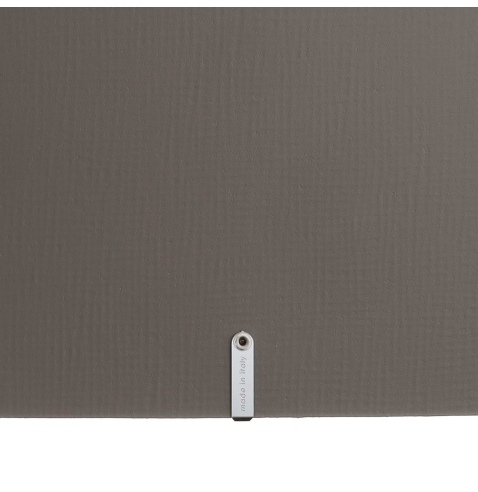Porta Menu A4 SLIM (17,4x31,8 cm) etichetta METAL "menu" 2 buste (4 facciate) elastico nero CHEF TORTORA