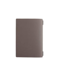 Porta Menu A5 (16,5x23,1 cm) etichetta PATCH "personalizzata" (minimo 18 pezzi) 2 buste (4 facciate) elastico nero CHEF TORTORA 2