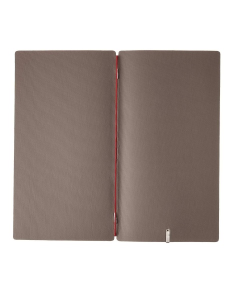 Porta Menu A4 SLIM (17,4x31,8 cm) senza etichetta solo elastico rosso JUTA GRIGIO