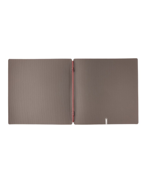 Porta Menu QUADRATO (23x23,1 cm) senza etichetta solo elastico rosso JUTA GRIGIO
