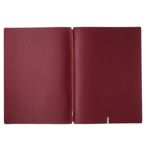 Porta Menu A4 (23,2x31,8 cm) senza etichetta solo elastico rosso JUTA BORDEAUX