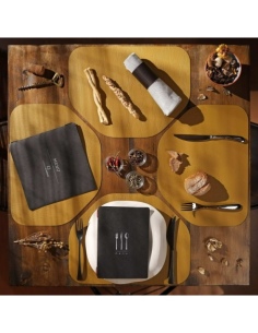 PLACEMATS TETRIS 40x30 cm single piece CHEF OCHER 2
