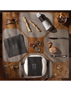 PLACEMATS TETRIS 40x30 cm single piece CHEF DOVE GREY 2