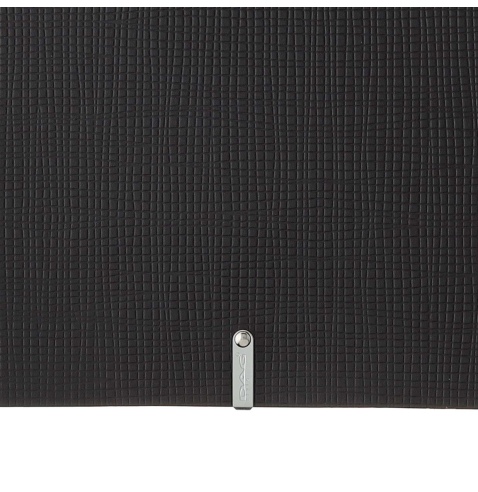 Porta Menu A4 (23,2x31,8 cm) etichetta METAL "menu" 2 buste (4 facciate) elastico nero CHEF MARRONE