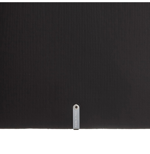 Porta Menu A4 (23,2x31,8 cm) etichetta METAL "personalizzata" (minimo 18 pezzi) 2 buste (4 facciate) elastico nero CHEF MARRONE