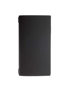 Porta Menu A4 SLIM (17,4x31,8 cm) senza etichetta solo elastico nero CHEF MARRONE