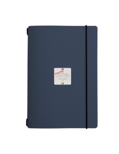 MINIMENU L-A5 porta menu CHEF BLU etichetta METAL "personalizzata" (minimo 18 pezzi)