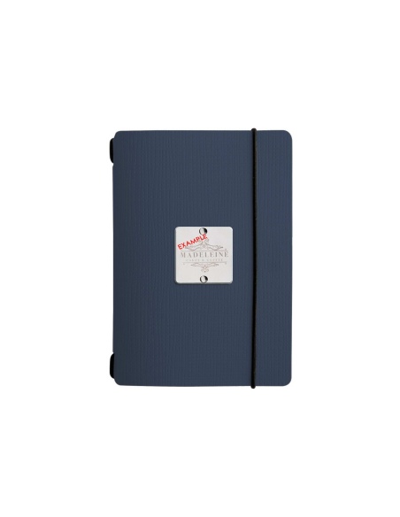 MINIMENU S-A6 porta menu CHEF BLU etichetta METAL "personalizzata" (minimo 18 pezzi)