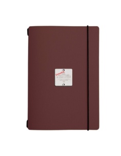 MINIMENU L-A5 porta menu CHEF BORDEAUX etichetta METAL "personalizzata" (minimo 18 pezzi)
