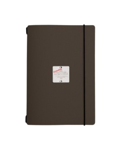 MINIMENU L-A5 porta menu CHEF MARRONE etichetta METAL "personalizzata" (minimo 18 pezzi)