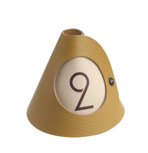CONE segna tavoli monofacciali conf. 10 pz. CHEF OCRA