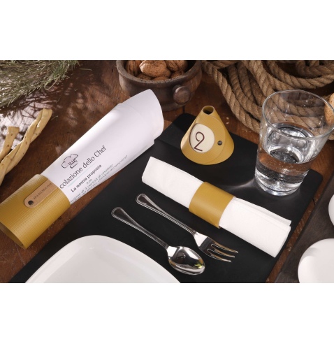 CONE segna tavoli monofacciali conf. 10 pz. CHEF OCRA