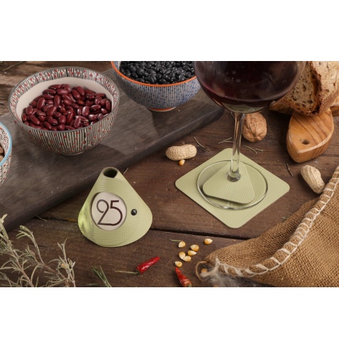CONE segna tavoli monofacciali conf. 10 pz. CHEF SALVIA