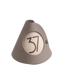 CONE table sign single side 10 pcs. pack CHEF DOVE GREY 2