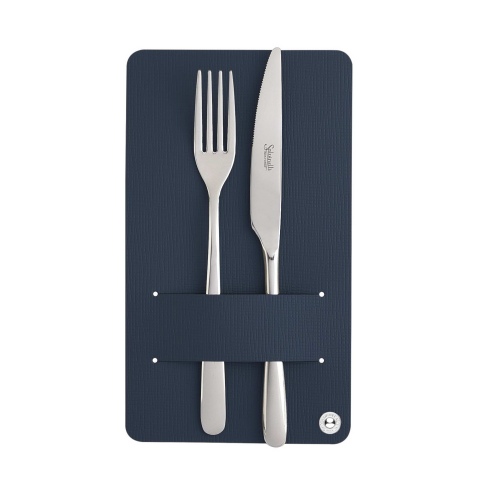 CUTLERY HOLDER porta posate CHEF BLU conf. 4 pz.