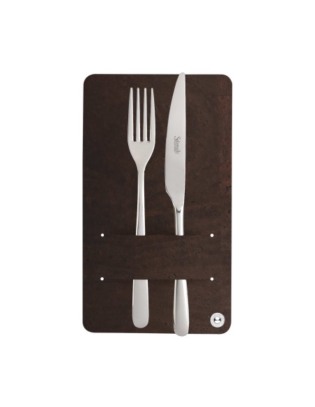 CUTLERY HOLDER porta posate SUGHERO MARRONE sp. 2.5 conf. 4 pz.