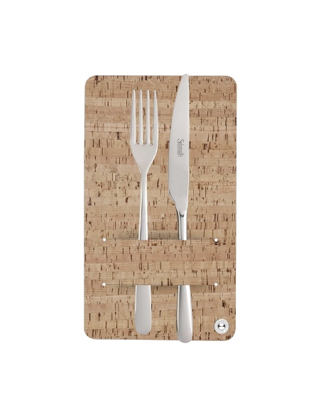 CUTLERY HOLDER porta posate SUGHERO NATURALE sp. 1.4 conf. 4 pz.