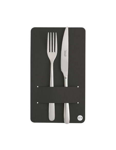 CUTLERY HOLDER porta posate CHEF NERO conf. 4 pz.