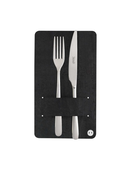 CUTLERY HOLDER porta posate SUGHERO NERO sp. 2.5 conf. 4 pz.