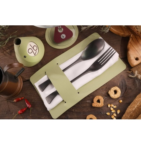CUTLERY HOLDER porta posate CHEF SALVIA conf. 4 pz.
