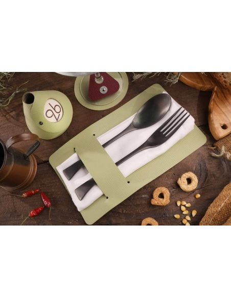 CUTLERY HOLDER porta posate CHEF SALVIA conf. 4 pz.