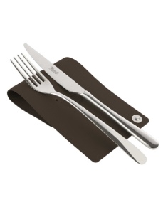 CUTLERY REST poggia posate CHEF MARRONE conf. 4 pz.