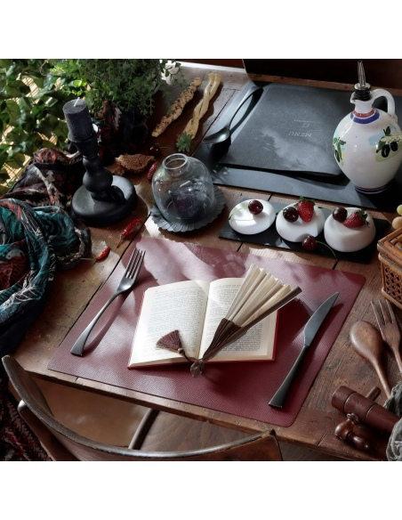 TOVAGLIETTE TAPPETINI D'ARREDO 30x40 cm pezzo singolo CHEF BORDEAUX