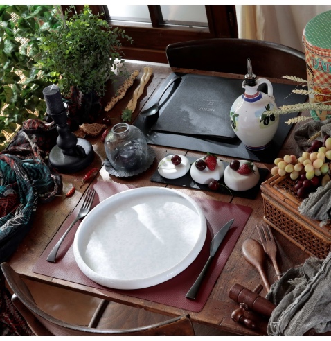 TOVAGLIETTE TAPPETINI D'ARREDO 30x40 cm pezzo singolo CHEF BORDEAUX