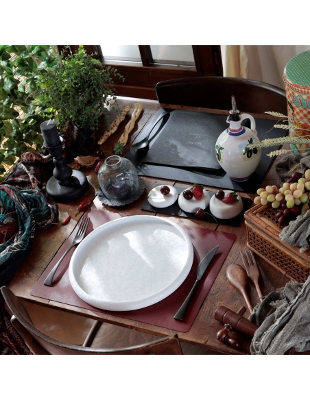 TOVAGLIETTE TAPPETINI D'ARREDO 30x40 cm pezzo singolo CHEF BORDEAUX