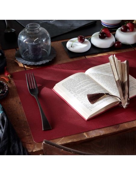 TOVAGLIETTE TAPPETINI D'ARREDO 30x45 cm pezzo singolo CHEF BORDEAUX