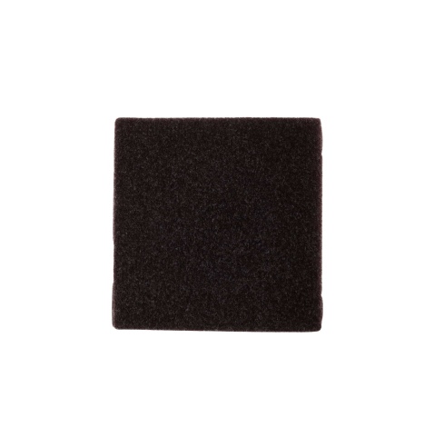 Porta Menu QUADRATO (23x23,1 cm) etichetta PATCH "personalizzata" (minimo 18 pezzi) 2 buste (4 facciate) elastico nero GO-GREEN 