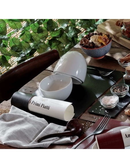 TOVAGLIETTE TAPPETINI D'ARREDO 23x35 cm pezzo singolo CHEF NERO