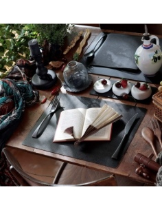 PLACEMATS 40x30 cm single piece CHEF BLACK 2