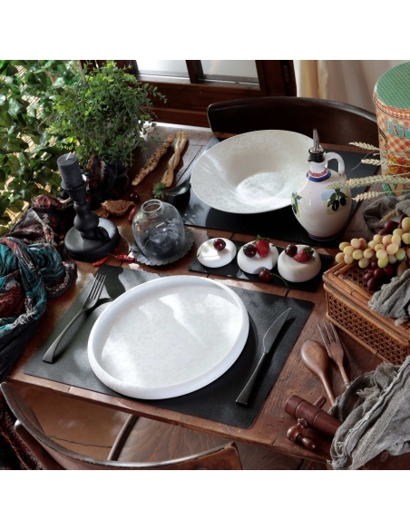 TOVAGLIETTE TAPPETINI D'ARREDO 30x45 cm pezzo singolo CHEF NERO