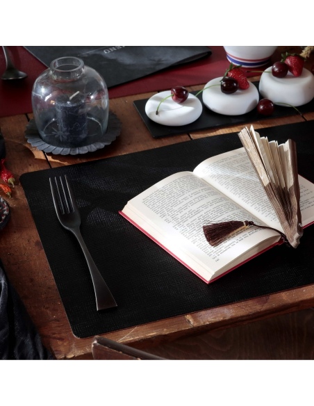 TOVAGLIETTE TAPPETINI D'ARREDO 30x45 cm pezzo singolo CHEF NERO