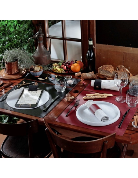 TOVAGLIETTE TAPPETINI D'ARREDO 48x15 cm pezzo singolo CHEF NERO