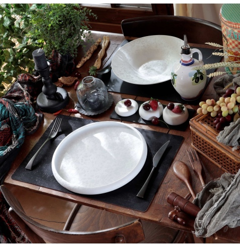 TOVAGLIETTE TAPPETINI D'ARREDO 30x45 cm pezzo singolo SUGHERO NERO sp. 2.5