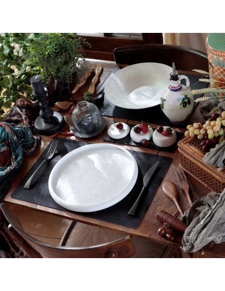 TOVAGLIETTE TAPPETINI D'ARREDO 30x45 cm pezzo singolo SUGHERO NERO sp. 2.5