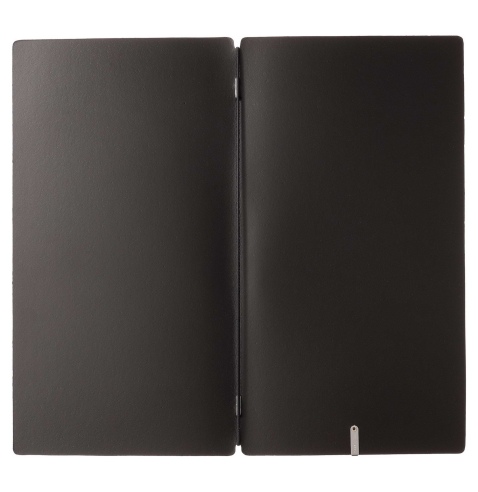 Porta Menu A4 SLIM (17,4x31,8 cm) senza etichetta solo elastico nero CHEF NERO