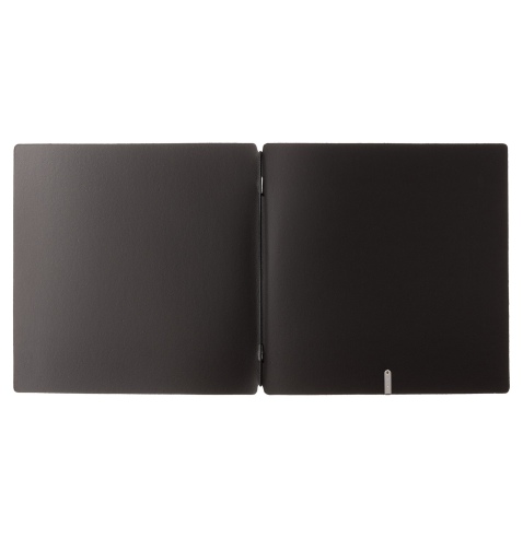 Porta Menu QUADRATO (23x23,1 cm) senza etichetta solo elastico nero CHEF NERO