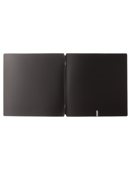 Porta Menu QUADRATO (23x23,1 cm) senza etichetta solo elastico nero CHEF NERO