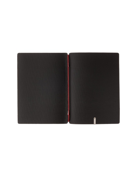 Porta Menu A5 (16,5x23,1 cm) senza etichetta solo elastico rosso JUTA NERO