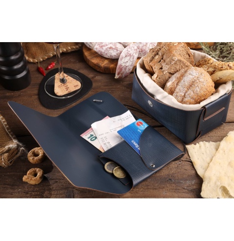 WALLET porta resto/conto CHEF BLU spessore 1,2