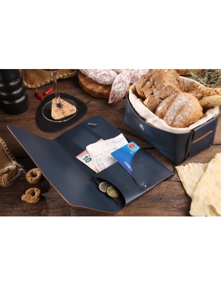 WALLET porta resto/conto CHEF BLU spessore 1,2