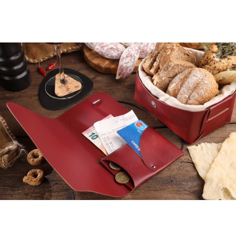WALLET porta resto/conto CHEF BORDEAUX spessore 1,2