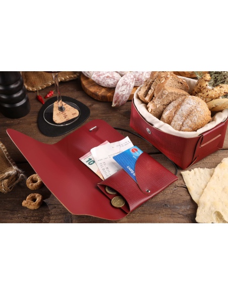 WALLET porta resto/conto CHEF BORDEAUX spessore 1,2