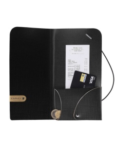 WALLET bill holder PATCH label "personalized" (min. 18 pcs) CHEF BLACK 2
